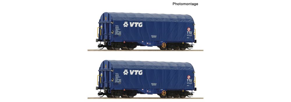 2er Set Schiebeplanenwagen VTG