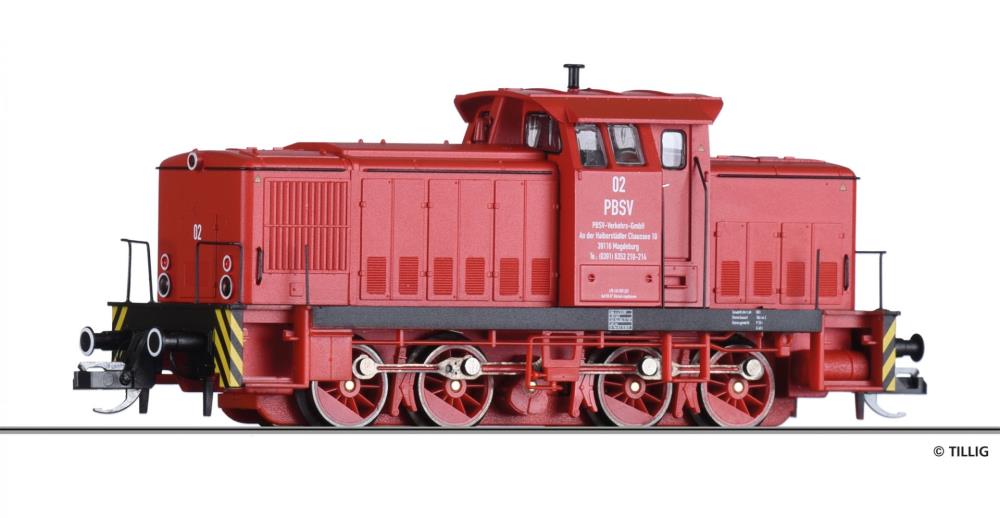 Diesellokomotive V 60 D, Werklok 02 der PBSV-Verkehrs-GmbH,