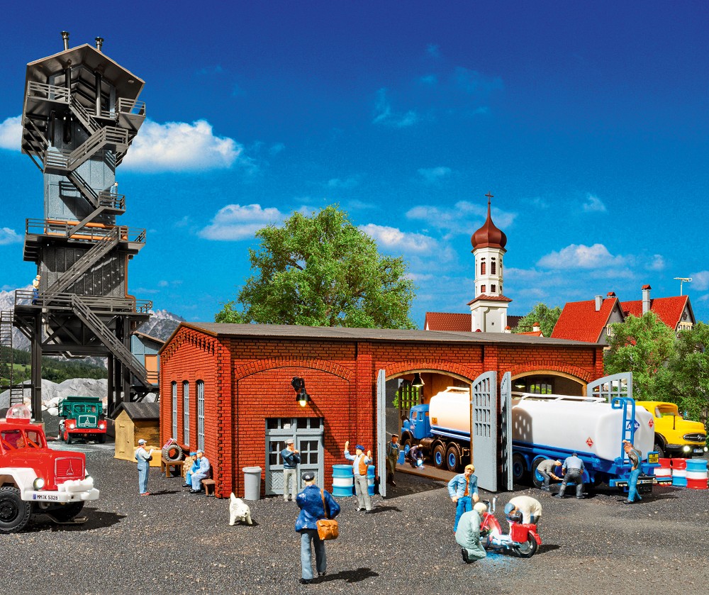 H0 LKW-Werkstatt - Polyplate