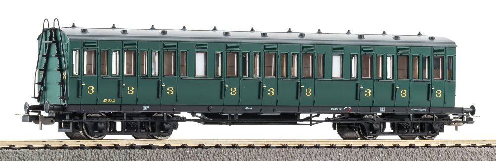 Abteilwg. 3. Kl SNCB III o. Bhs