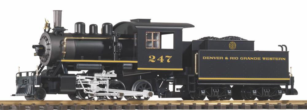 G-US Dampflok mit Tender Mini-Mogul D&RGW