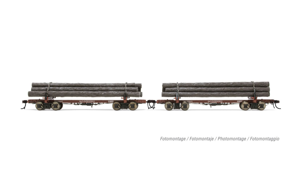2tlg. Set Holz.wg. Mc. Cloud River 1205+1207 Ep.III