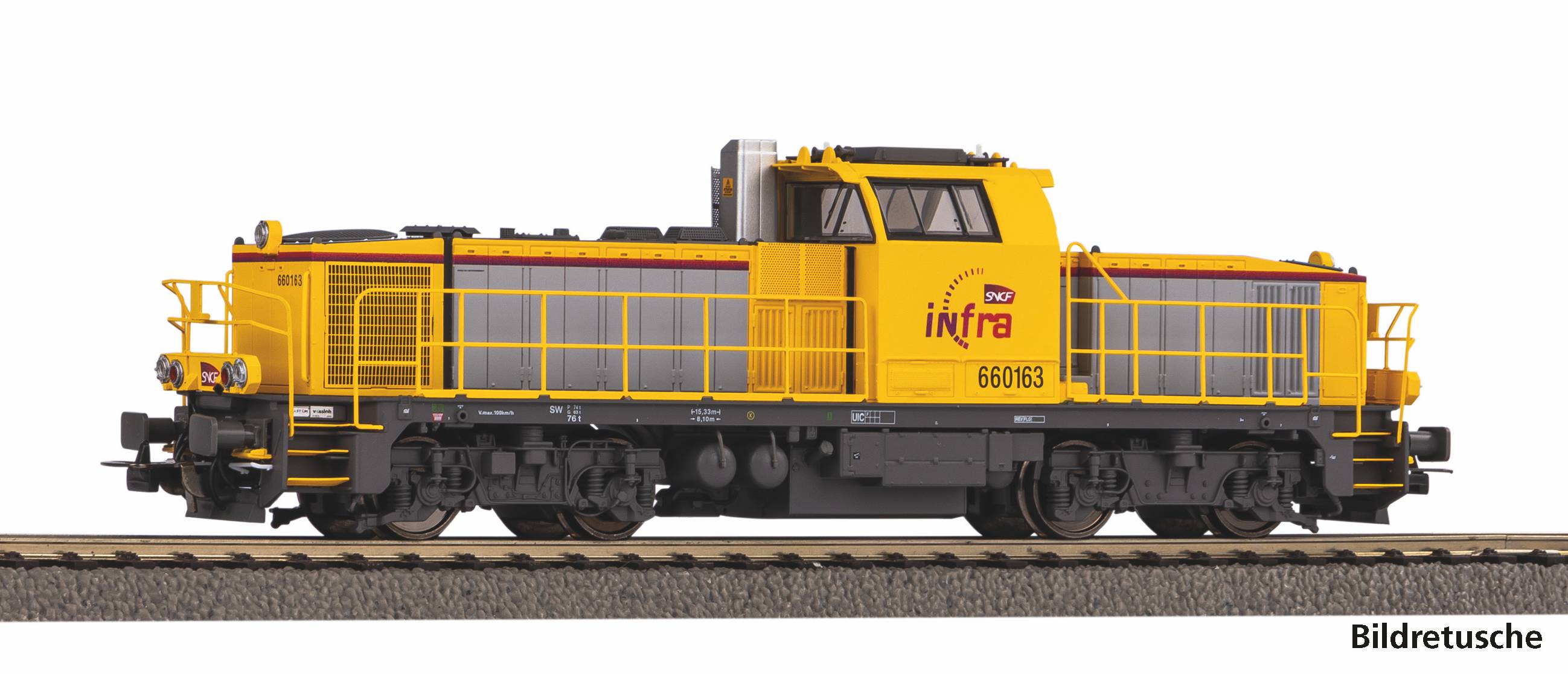 Diesellok BB 60000 SNCF VI + DSS PluX22