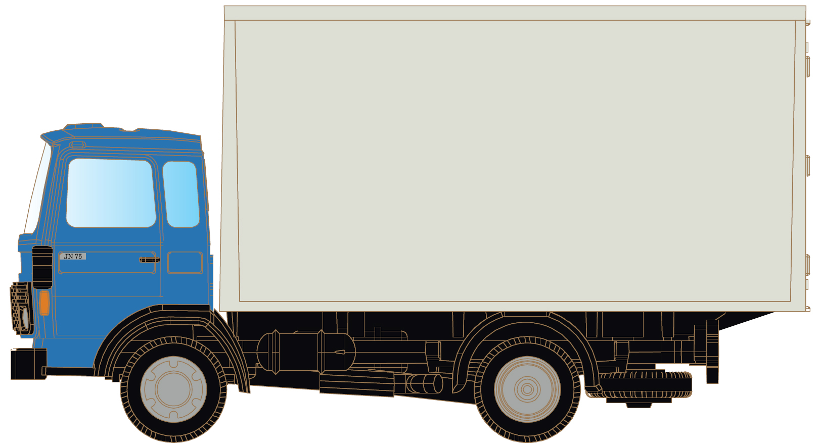 Renault JK75 mit Koffer, neutral