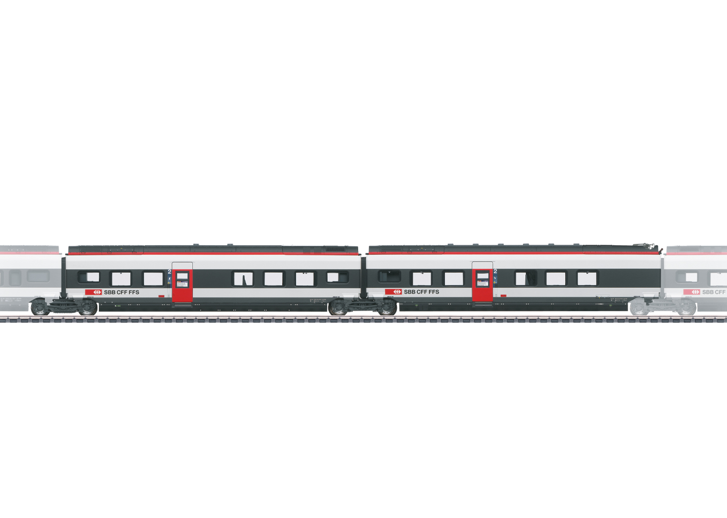 Ergänzungswagen-Set 2 zum RABe 501 022 Giruno
