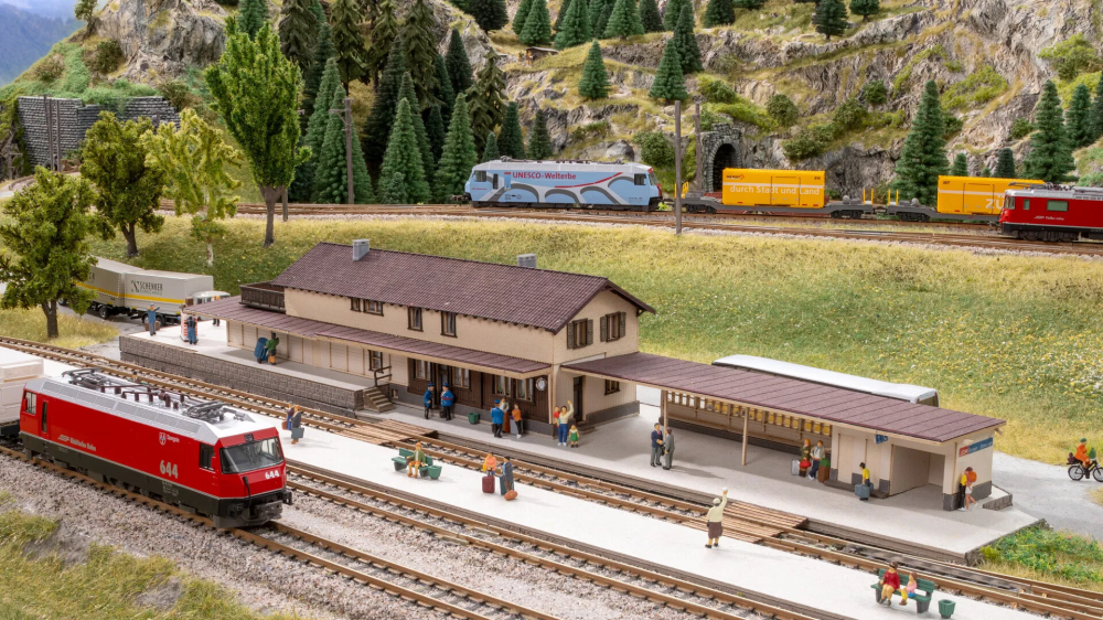 H0 Bahnhof "Bergün"