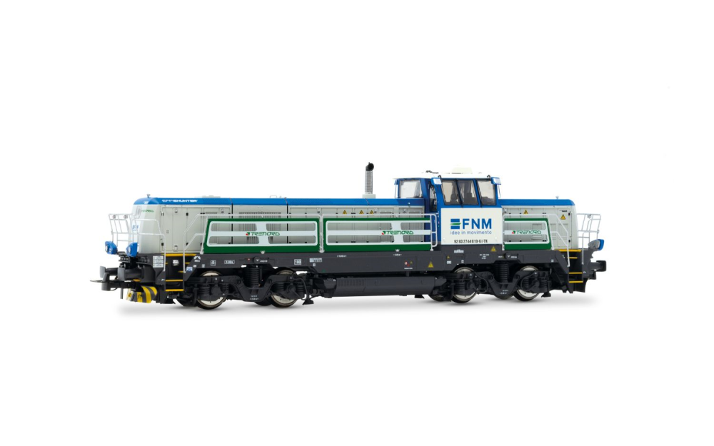 FNM/Trenord, Diesellokomotive EffiShunter 1000, in grau/blau