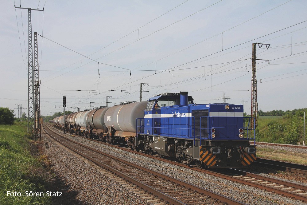 TT-Diesellok G1206 Infraleuna VI + DSS 6pol.