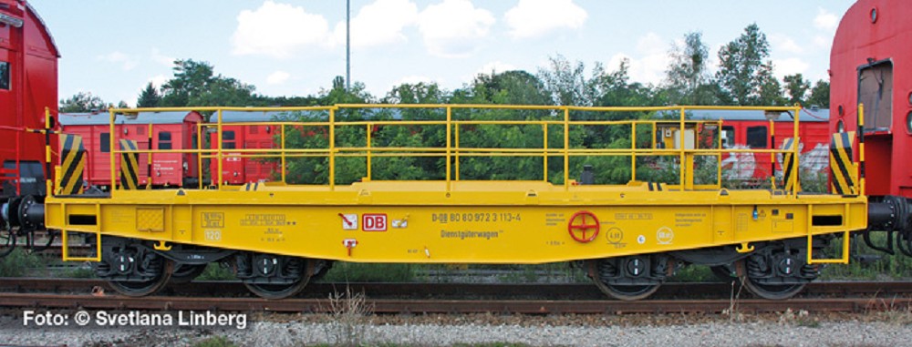 4-achs. Schwerlastwagen, Dienstgüterwagen 206, DB AG, Ep.VI