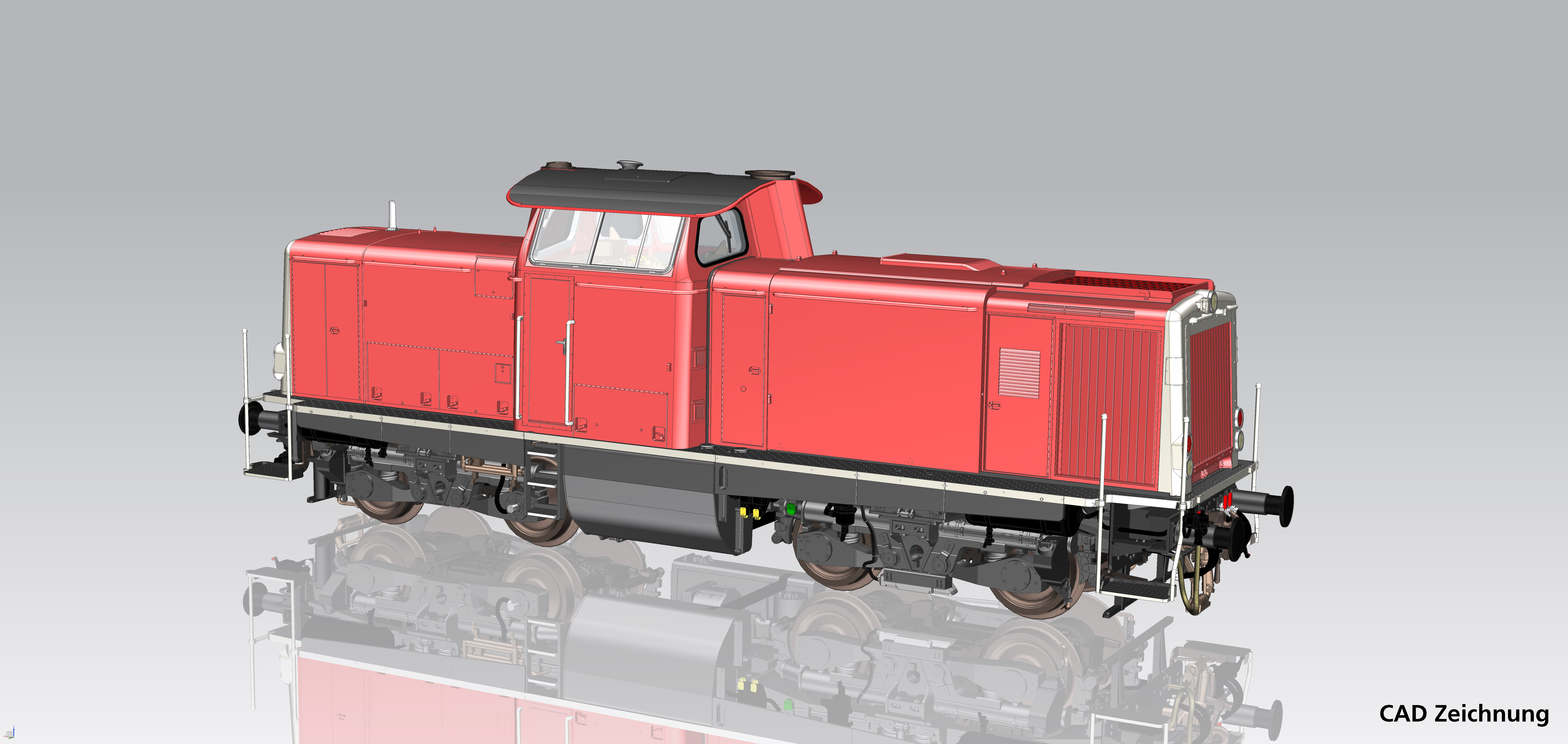 ~Diesellok/Sound BR 213 orientrot DB AG V + PluX22 Dec.