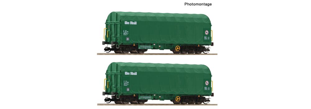 2er Set Schiebeplanenwagen OnRail