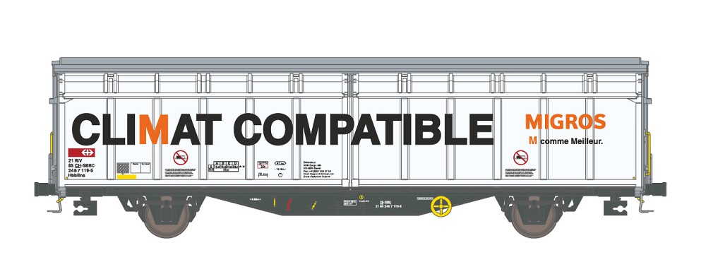 Schiebewandwagen Hbbillns SBB/Migros, Ep.VI