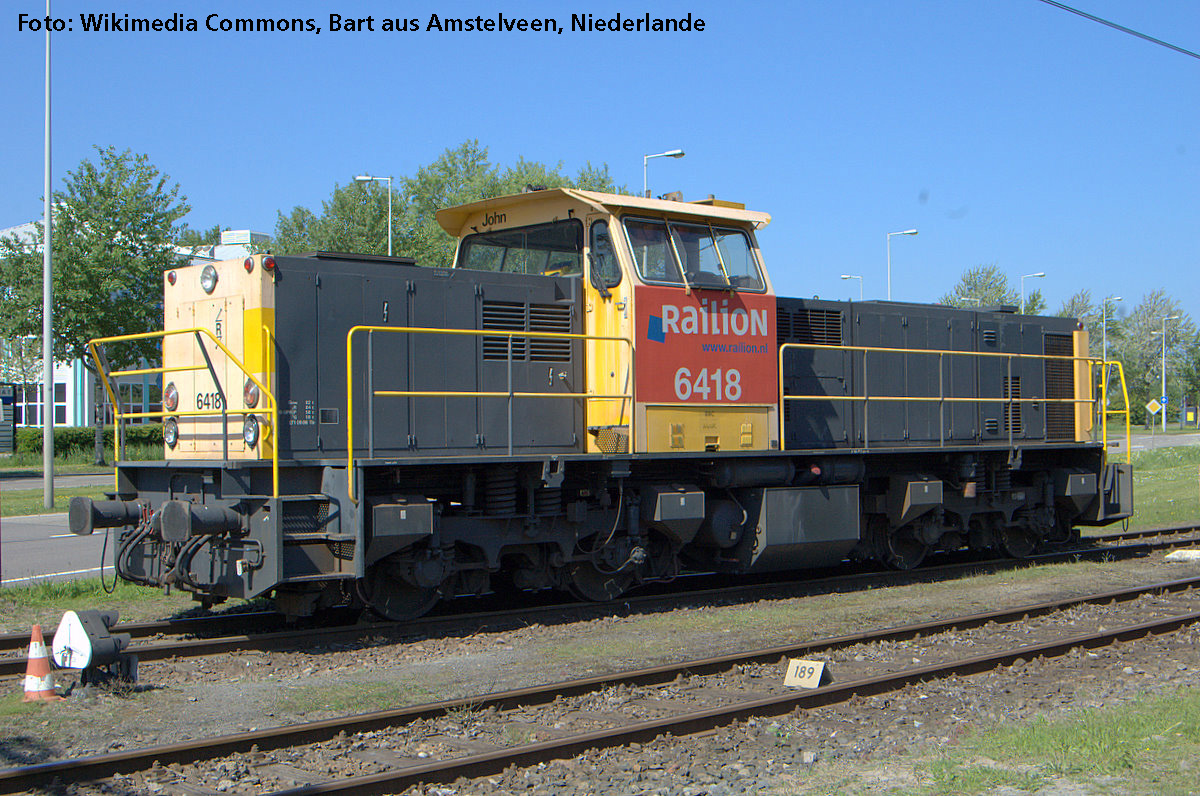 ~Diesellok/Sound 6400 Railion Logistics NL VI + 8pol. Dec.
