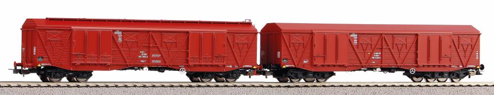 2er Set ged. Güterwagen 401Ka Gags-t + 401Ka Gas PKP Ep.V