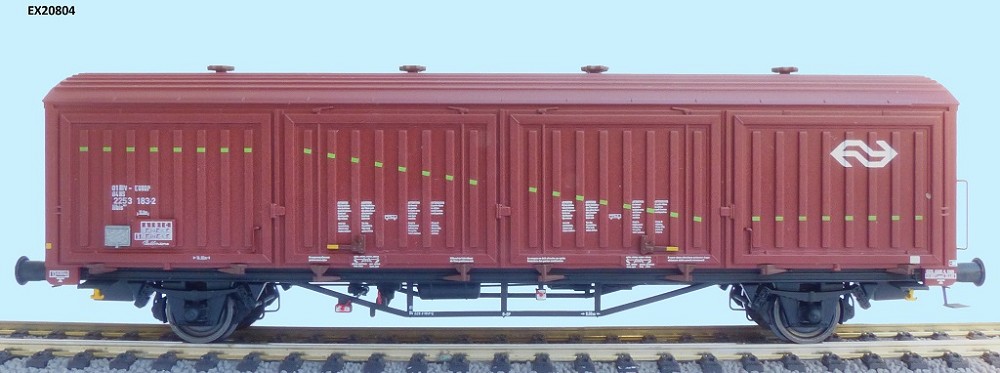 NS Hbis Nr. 01 EUROP 84 NS 225 3 183-2, 8 Sicken, braun, grü