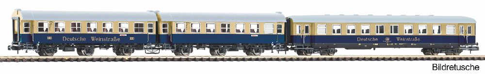 N-3er Set Umbauwg.+ Schürzeneilzugwg. Weinstraße DB IV