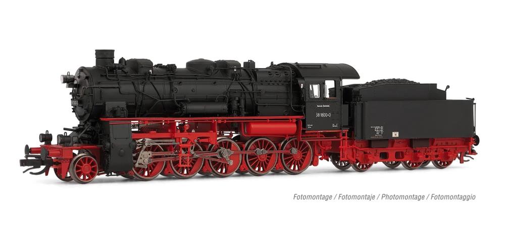 DR, Dampflokomotive 58 1800-0, Ep. IV, mit DCC-Sounddecoder