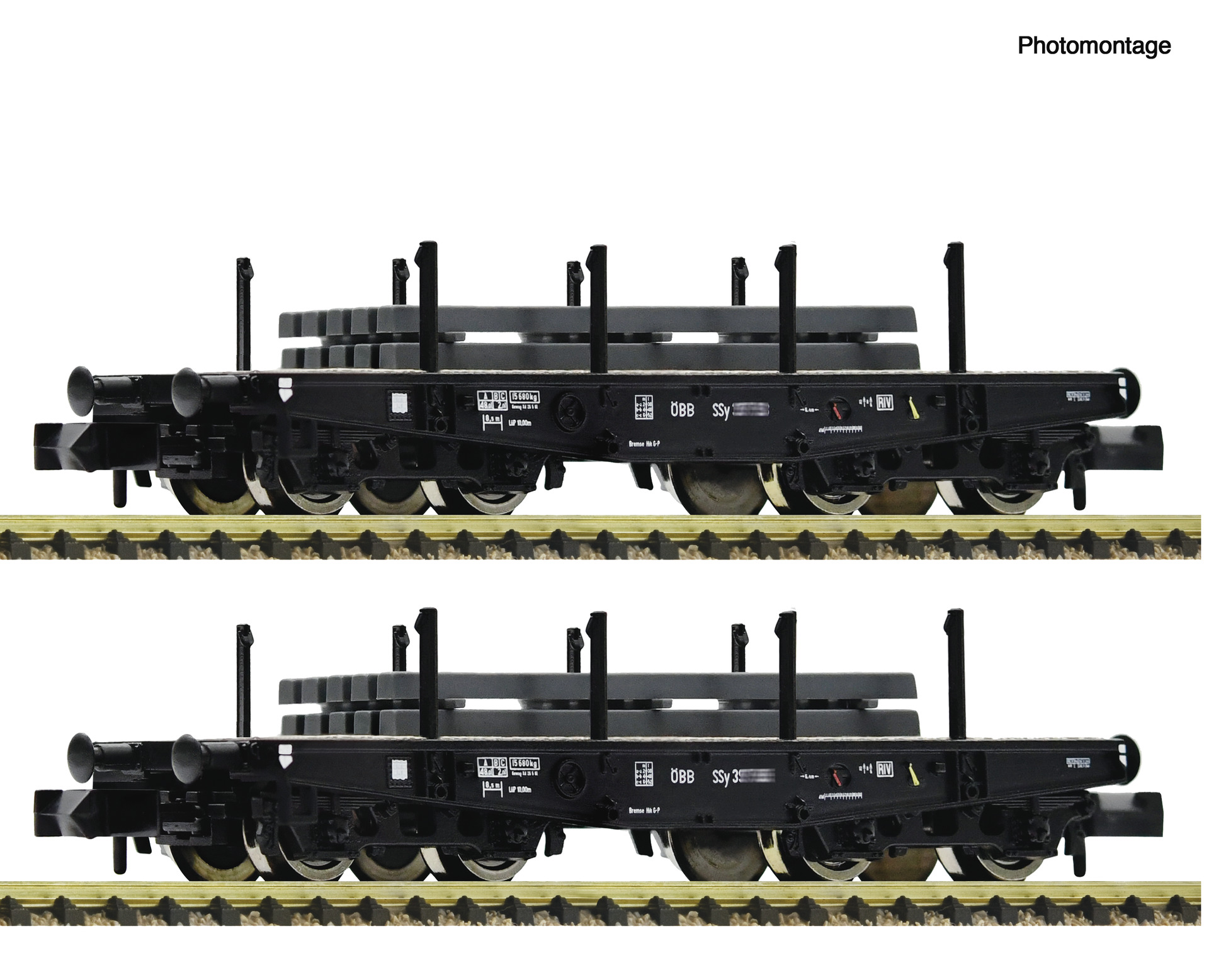 2er Set Schwerlastwagen ÖBB