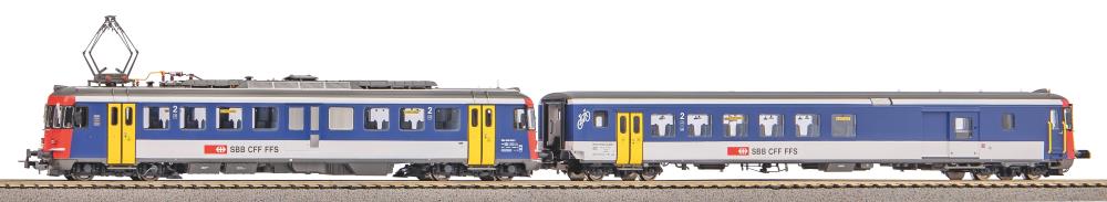 2er Set Triebwg./Sound RBe 540 Triebwagen + BDt EW II Steuer
