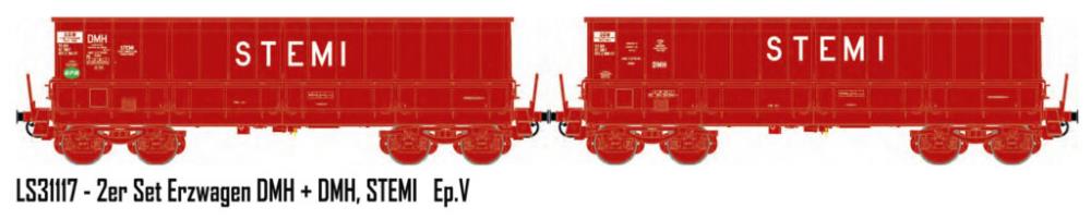 2er Set Erzwagen DMH SNCF / Stemi, Ep.V