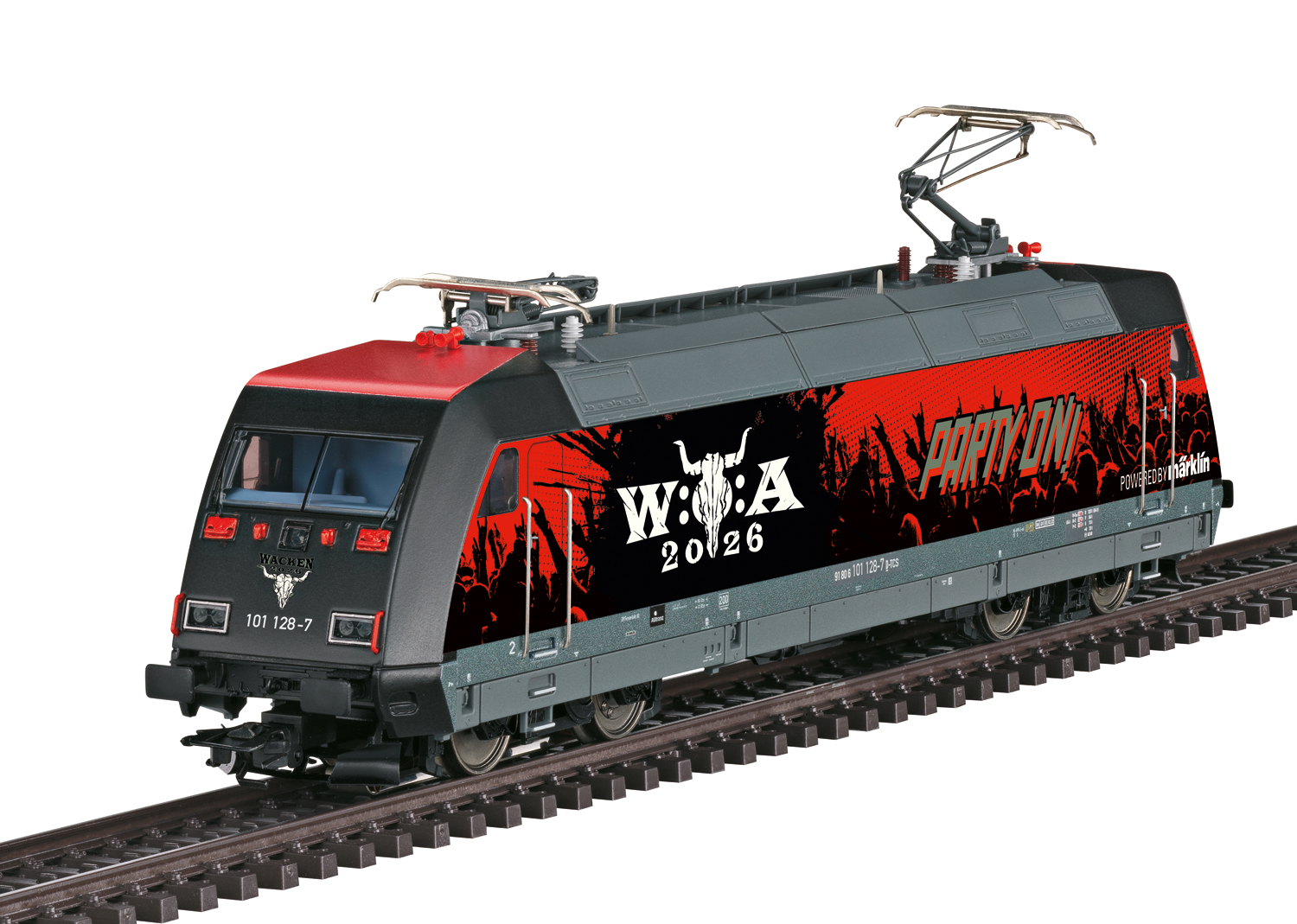 Vorbild: Schnellzuglokomotive Baureihe 101 mit einer Sonderg