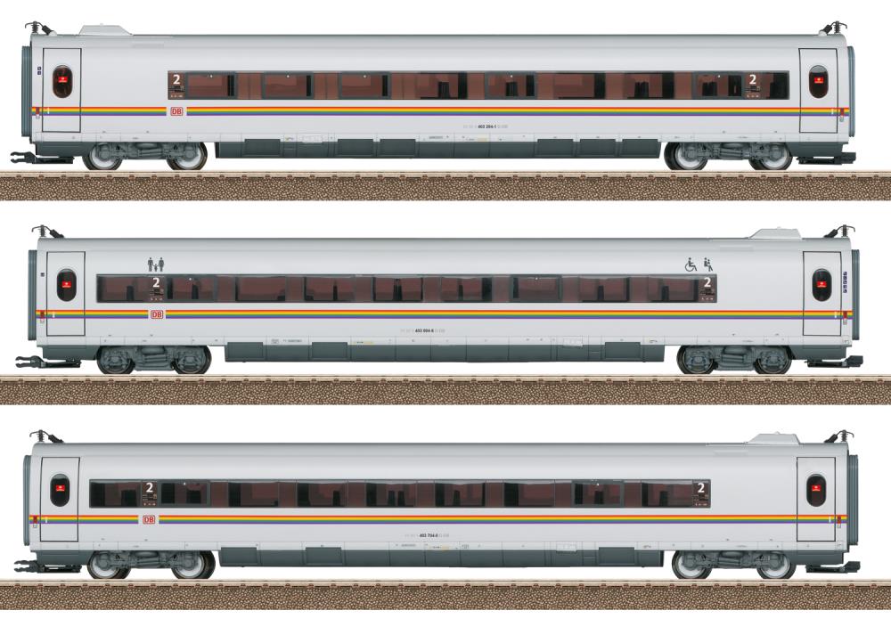 Erg.Wagen-Set ICE 3 Railbow