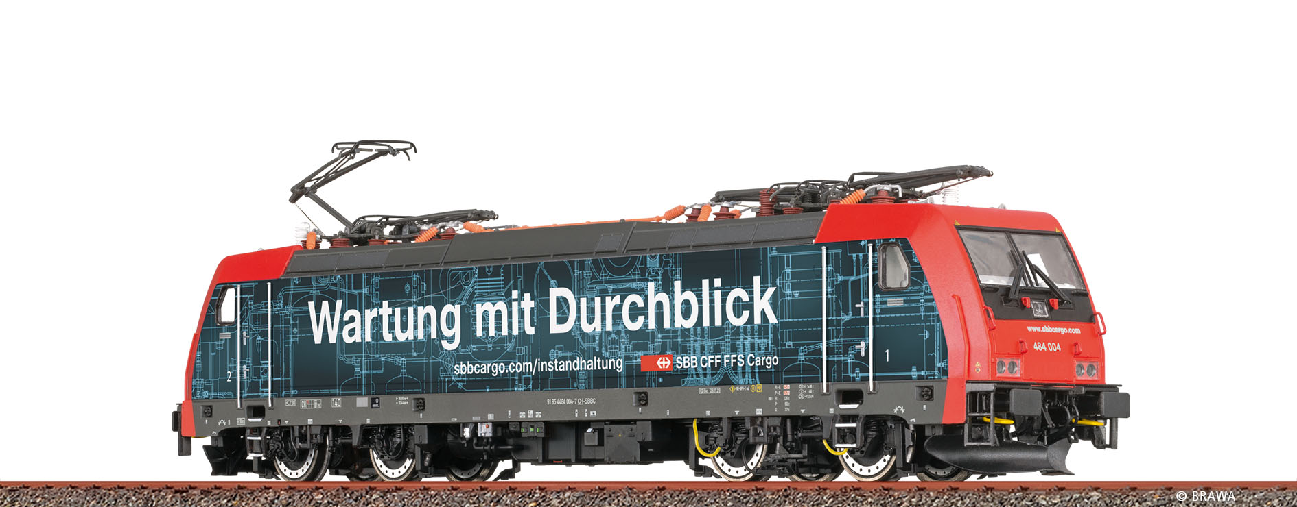 H0 EL  484 SBB, VI,Cargo, AC ex