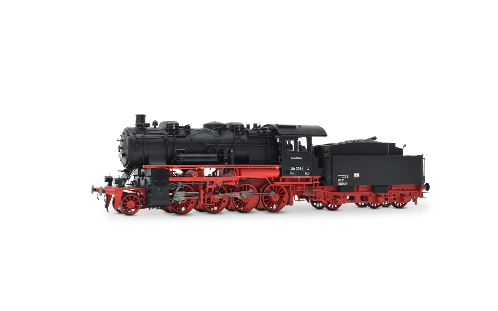 DR, Dampflokomotive Baureihe 56.20, dreidomiger Kessel, in s