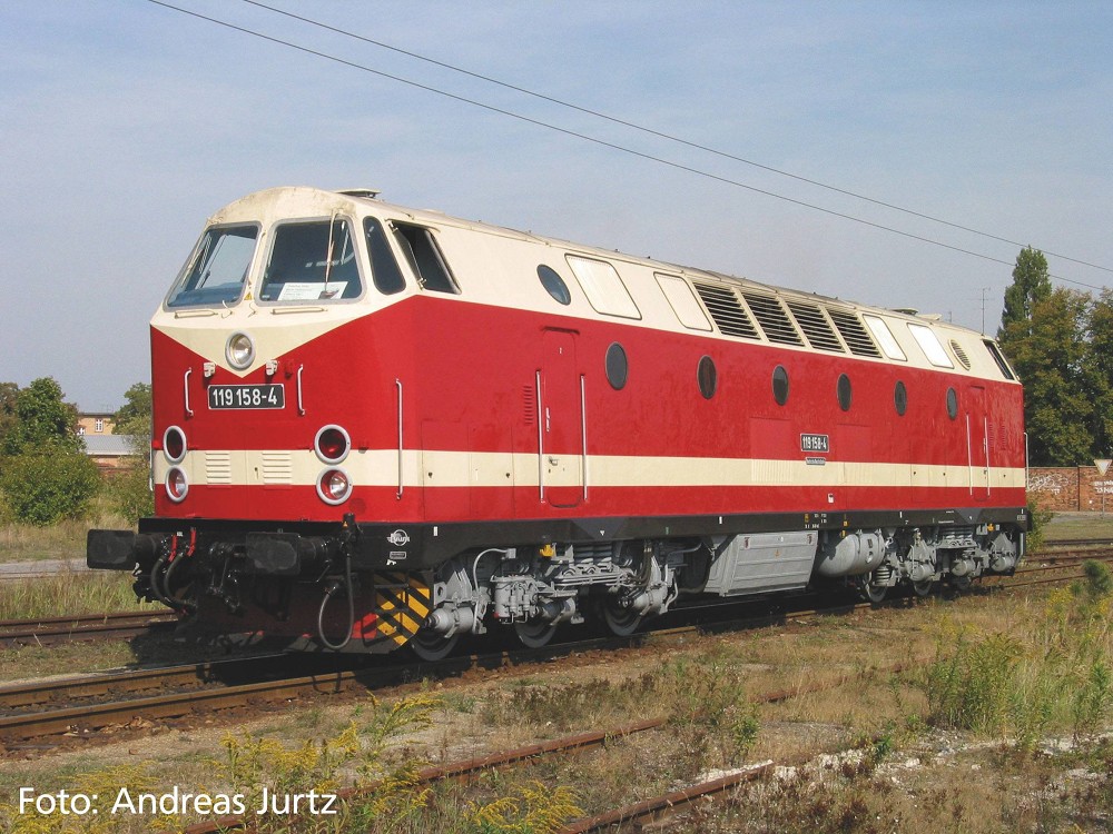 TT-Diesellok BR 119 Museum DB AG, Spitzenlicht unten VI + DS