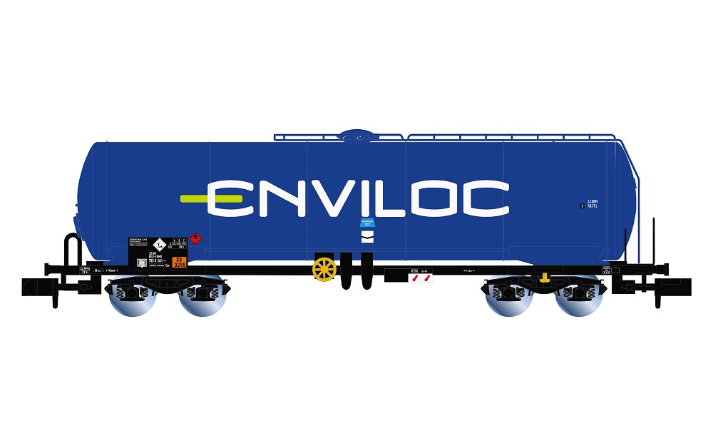 D-ERMD, 4-achs. Kesselwagen „Enviloc“, blaue Farbgebung, Ep.