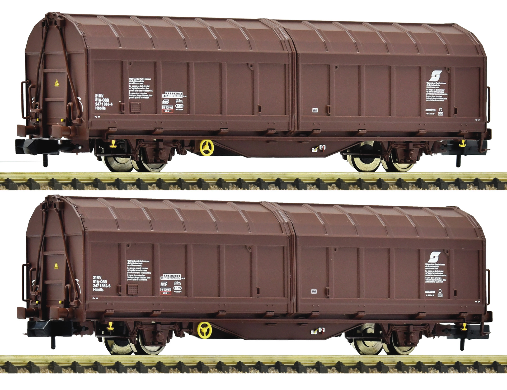 2er Set Schiebewandwagen