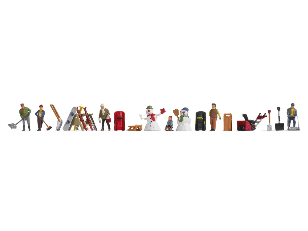 H0 Figuren-TW "Wintertag"