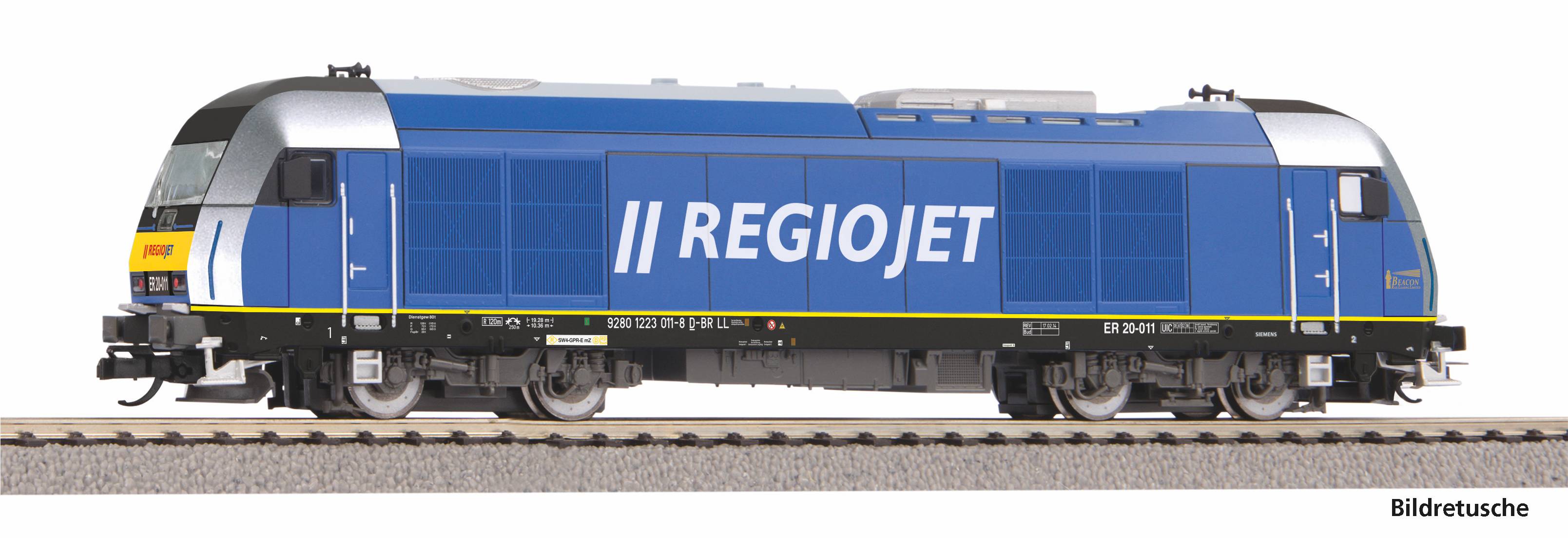 TT-Diesellok BR 223 Regiojet VI + DSS 8pol.