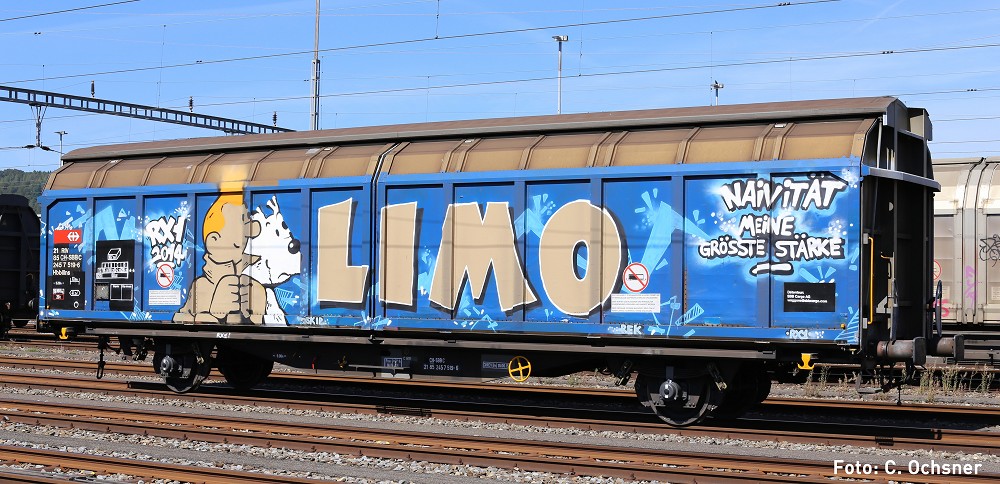 Schiebewandwagen Hbbillns SBB, Ep.VI, Graffiti-Serie (5)