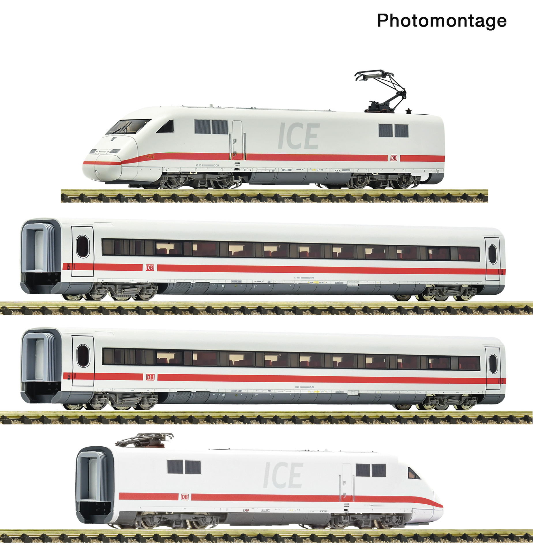 4er Set Messzug ICE-S DB-AG DC-Snd.