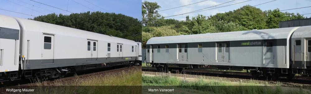 RailAdventure, 2-tlg. Set 4-achs. Kuppelwagen (ex Post-mrz)