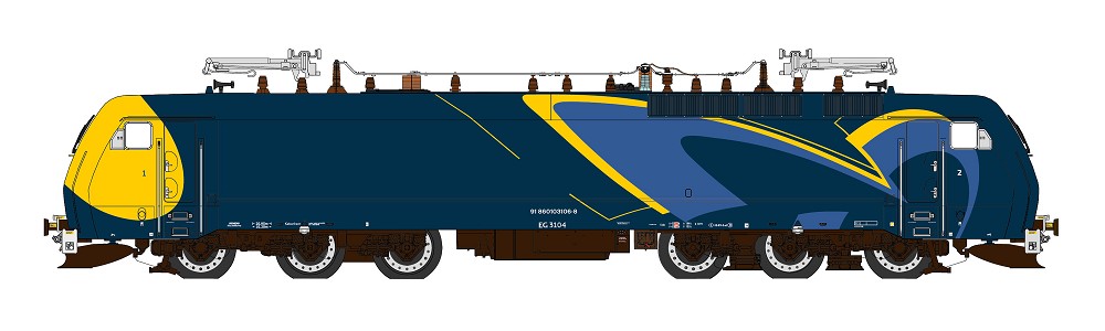 E-Lok Serie EG 3104 Railion DK, Ep.V, DCC E-Lok Serie EG 3104 Railion DK, Ep.V, DCC