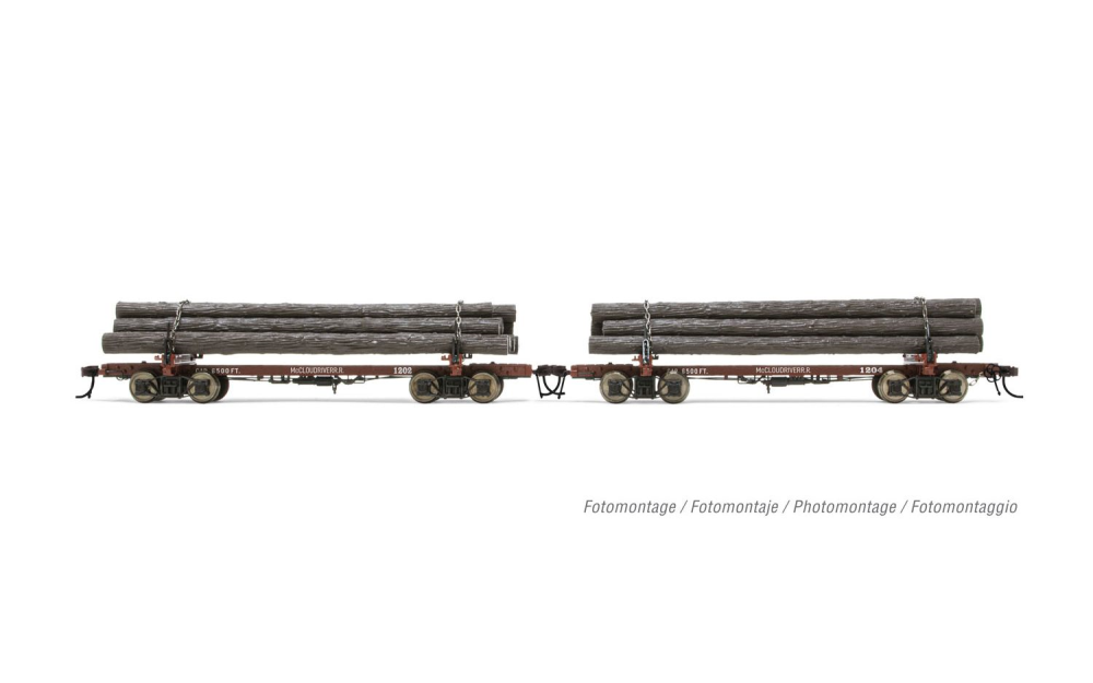 2tlg. Set Holz.wg. Mc. Cloud River 1202+1204 Ep.III