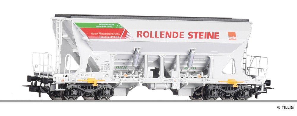 Selbstentladewagen der GATX / HVLE / Mitteldeutsche Baustoff