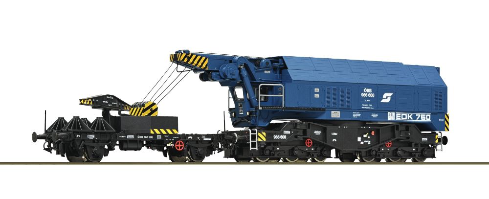 Digitalkran EDK 750 ÖBB blau AC-Snd