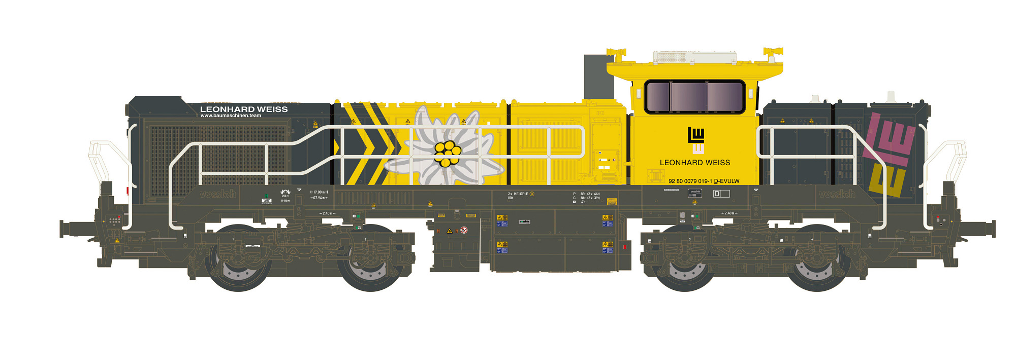 Diesellok Vossloh DE 18 LW, Ep.VI