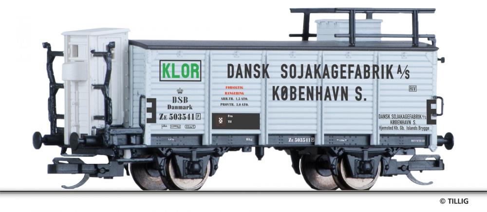 Flüssiggaswagen „Dansk Sojakagefabrik Kobenhavn“, eingestell