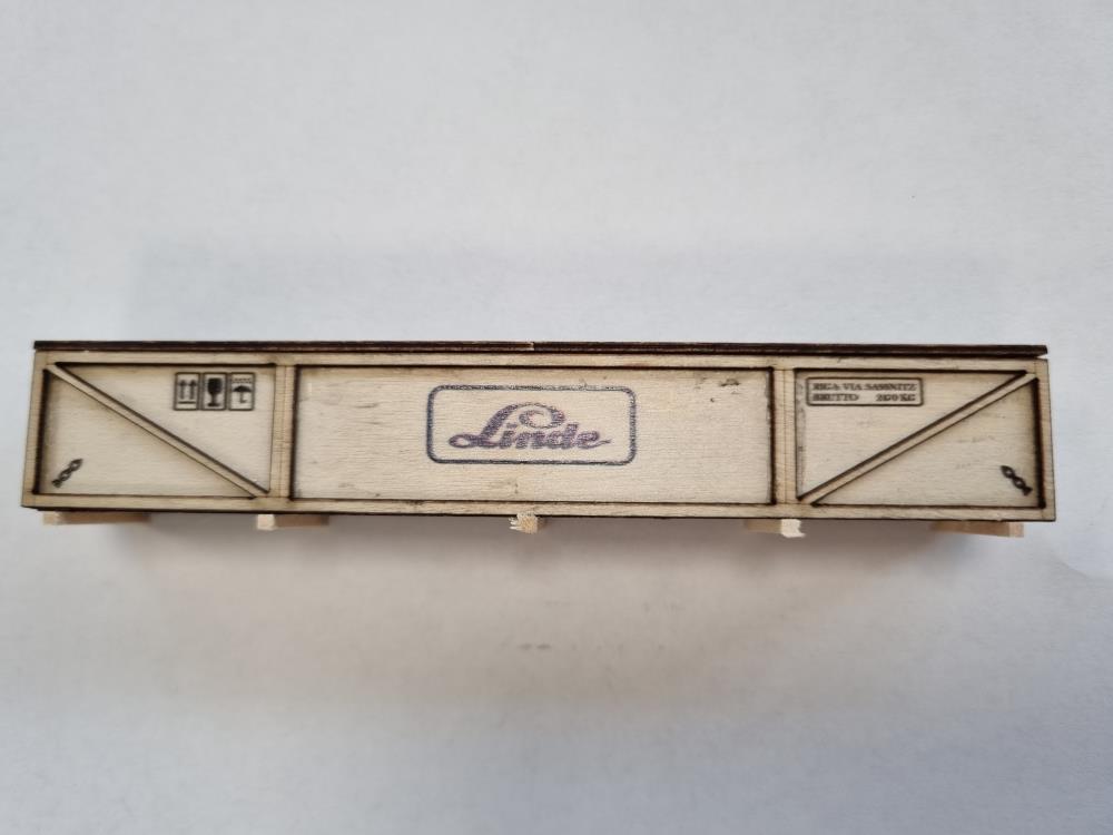 Ladegut Uberseekiste "LINDE" Exklusiv