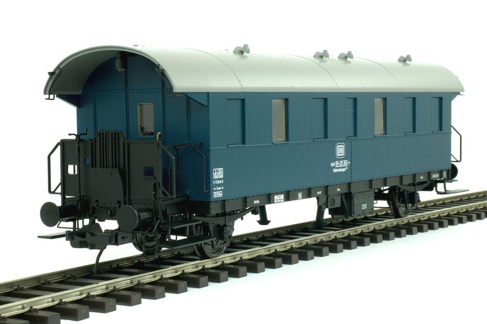 Bauzugwagen, Donnerbüchse, DB, Epoche 4, ozeanblau