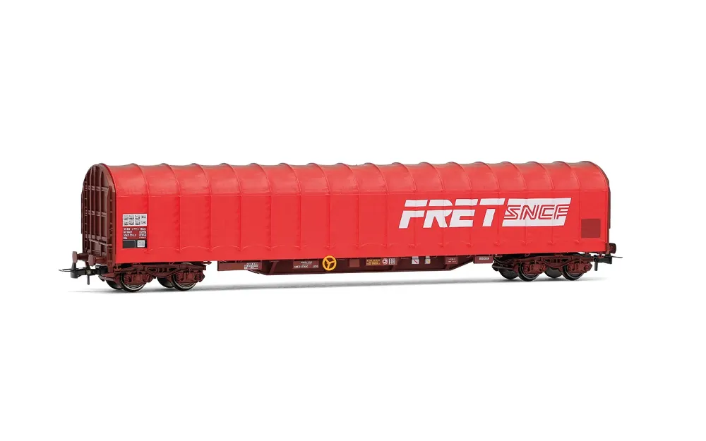 SNCF, 4-achs. Schiebeplanenwagen der Bauart Rils, „FRET”, ro