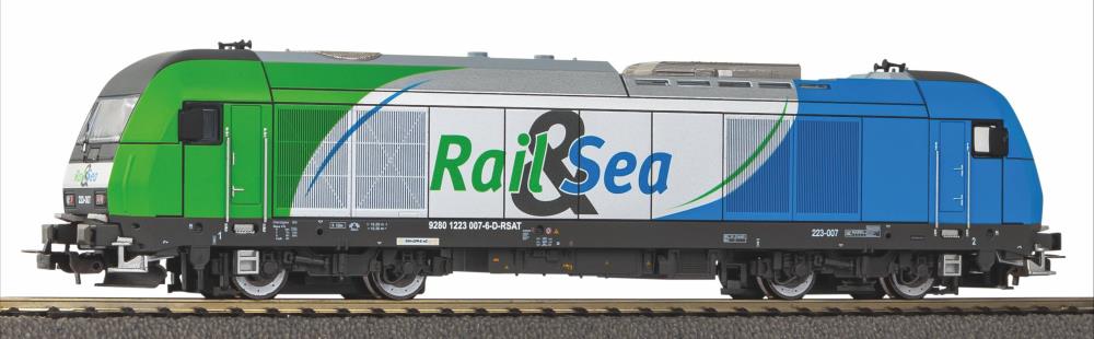 ~Diesellok BR 223 Rail&Sea VI + 8pol. Dec.