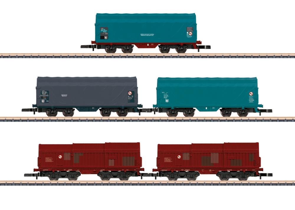 Güterwagen-Set SNCB