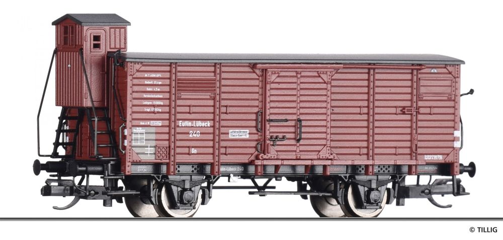 Gedeckter Güterwagen der Eutin-Lübecker Eisenbahn