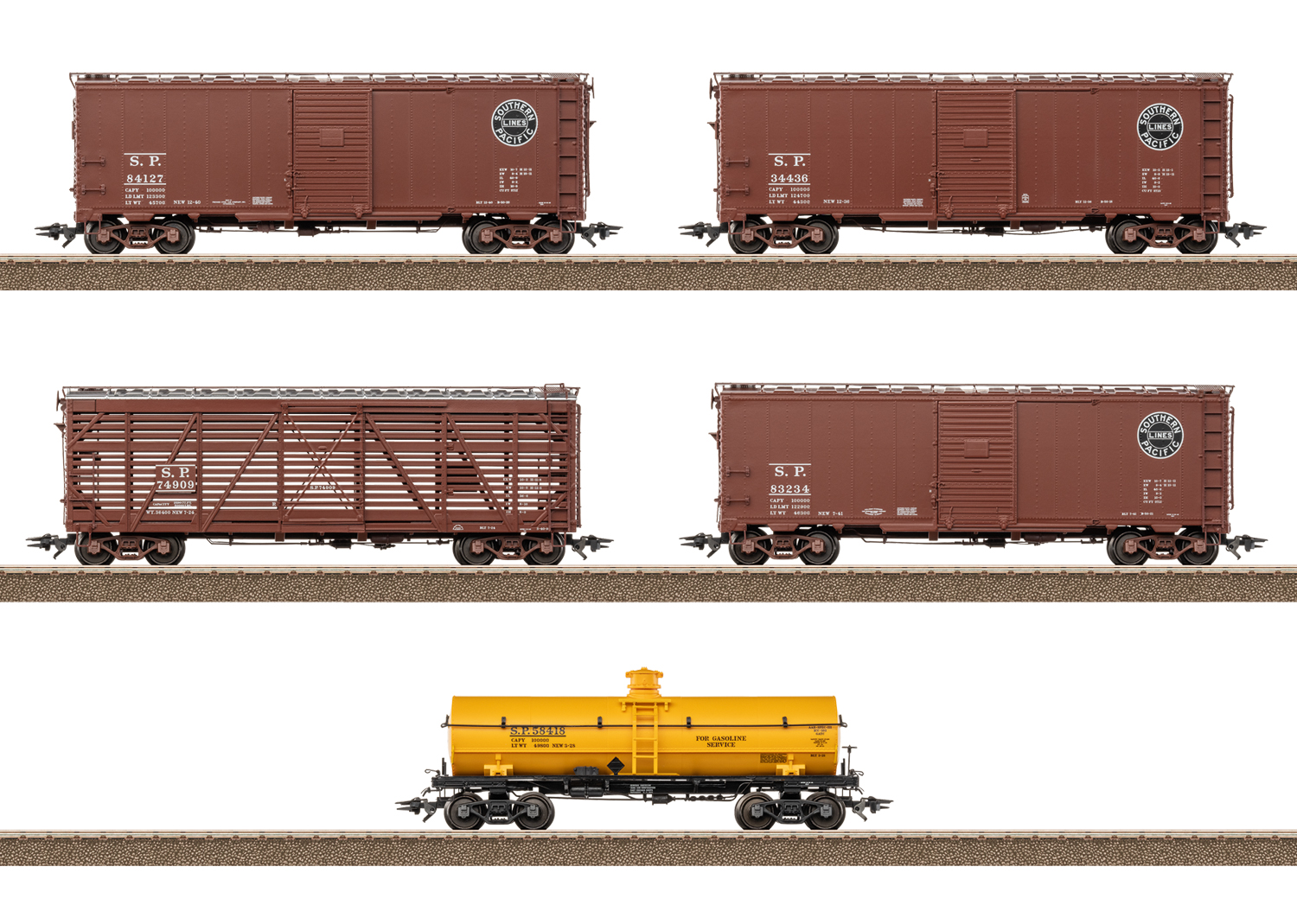 Güterwagen-Set Southern Pacific