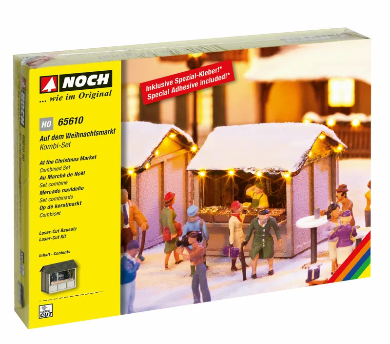 H0 Themen-Set Weihnachtsmarkt